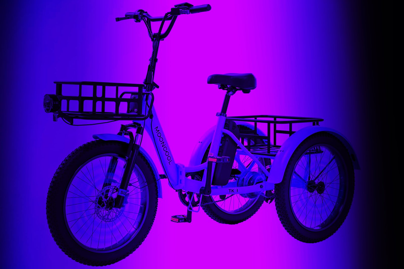 MOONCOOL Electric Tricycle for Adults, 500W/750W 48V 20
